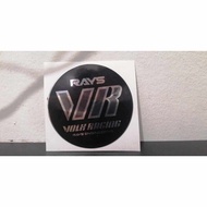 RAYS VR Volk Racing Wheel Cap Center decal