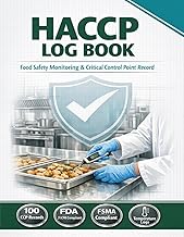 HACCP Log Book: Food Safety Monitoring & Critical Control Point (CCP) Record | FDA 21 CFR & FSMA Com