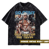 50 Cent Get Rich Or Die Tryin' Retro Vintage T-Shirt - Unisex & Oversize Edition