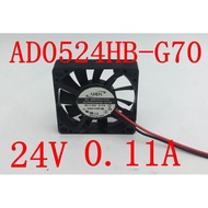 Original Taiwan Power Fan ADDA AD0524HB-G70 5010 24V 0.11 A 5CM