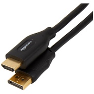 Amazon Basic DisplayPort - HDMI conversion cable 4K30Hz Unidirectional transmission 09m Black