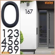 ELAINE 4inch/10cm Numeral Tag Durable ABS Acrylic Self-Adhesive 0 To 9