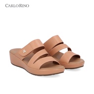 Carlo Rino Brial Sandal Flats - Dark Beige