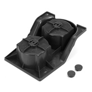 () Car Front Center Console Dual Water Cup Holder Insert Black for Patrol Y60 1988-1997 4WD