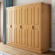 💘&amp;Solid Wood Wardrobe Double-Door2 3 4 5 6 Door Wooden Plate Overall Wardrobe Modern Minimalist Assembled Wardrobe OFFQ