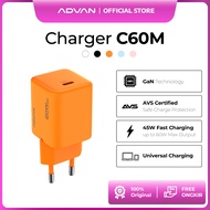 ADVAN C60M Ultra Mini GaN Charger 45W USB-C | Fast Charging PD PPS AVS | Original