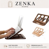 adjustable Laptop stand solid wood stand tablet ipad stand solid wood