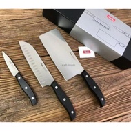 Fissler stainless steel knife three-piece set