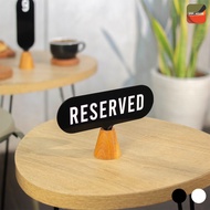Reserved Sign Cafe Restaurant Table Reserved Sign - INPI