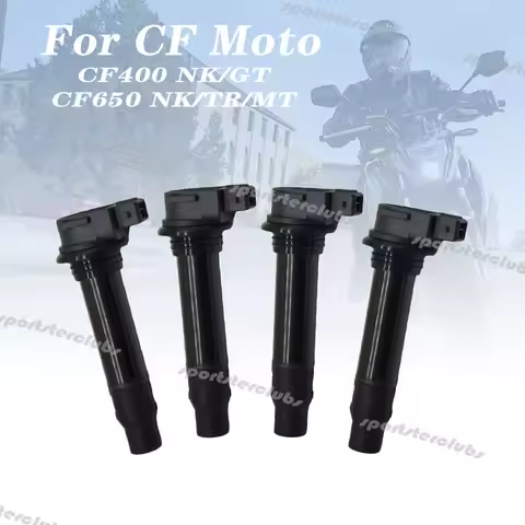 For CF Moto CFMoto CF 650NK 650TR 650MT CF 400NK 400GT CF500 CF700 2/4 PCS Ignition Coil Spark Plug 