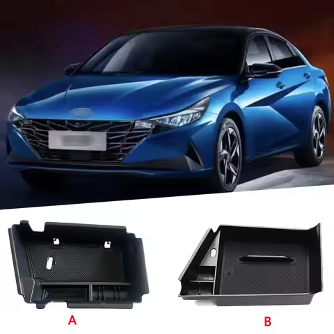For Hyundai Elantra Avante i30 Sedan CN7 2021 2022 Central Armrest Storage Box Center Console Organi