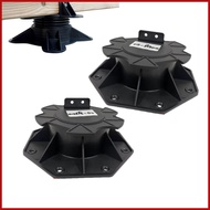 Wood Slab Pedestal 2pcs Height Adjustable Wood Slab Supports Bearing Pedestal Decking Plate Bearings