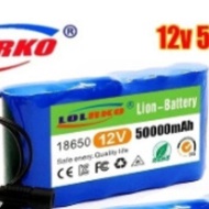 18650 Lithium Battery 3S2P 12V 50000mahRechargeable Battery Lithium Battery PackBMS+Charger