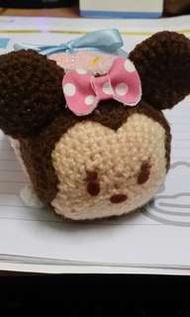 情人節米妮 Disney Tsum Tsum Minnie  鉤織小玩偶