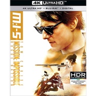 PRE ORDER MISSION IMPOSSIBLE 5 4K BLU RAY + STANDARD BLU RAY + DIGITAL NEW SEALED ORIGINAL 2 DISC US IMPORT TOM CRUISE