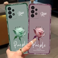 (FA-01) SAM A13 4G - A23 4G Softcase Procamera Silicon Case floral motif r0se Silicon - Cassing hp -