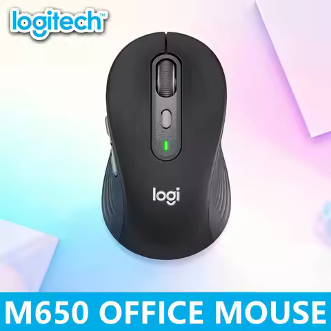 Logitech M650/M750 Mouse - Full-Size Build, 1000 DPI Tracking, Silent Operation for Reduced Disturba