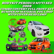 Fastlink Bodykit Perodua Myvi Se2 2008 Combo Convert Full Front Set Bumper Pp Material Fog Lamp With