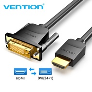 0.5 meter Vention HDMI to DVI Cable Bi-Directional DVI-D 24+1 Male to Male,Support 1080P