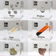Acrylic Cube Element Table Element Gift Element Material Creative Craft Resin Chemical Periodic Tabl