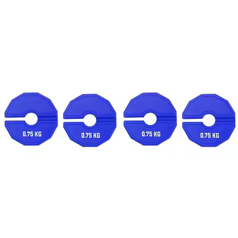 AZ-4PCS Gym Micro-Type Plates Dumbbell Fractional Weight 0.75Kg Plate Rubber Fractional Weight Plate