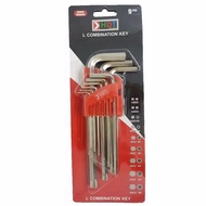 Long L Key Star Combination Set HDT BRAND 9 pcs SET HED TORX KEY Long L Key + L Star Combination Set
