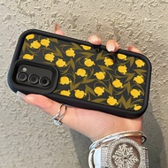 Casing hp For Samsung Galaxy A03s A02s M02s F02s Case Lily of the valley Yellow Liquid Flavor Cover 