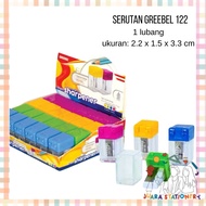 GREEBEL Greebel Shaver 122 PER PCS 1 Hole Pencil Sharpener/ Greebel Small Sharpener