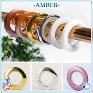 AMBER Curtain Grommet, Mute Hanging Curtain Eyelet Ring, Curtain Accessories Plastic Hanging Curtain