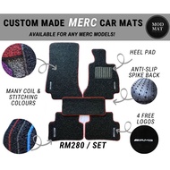 MERCEDES BENZ AMG CUSTOM MADE COIL CAR CARPET KARPET KERETA MERC C200 C300 GLC250 CLG300 E250