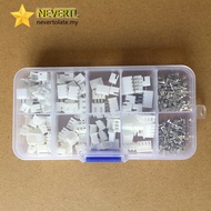 [LUMY] 250pcs 2.54mm 2/3/4 pin Connector Plug + Terminal Socket Header Wire Adaptor