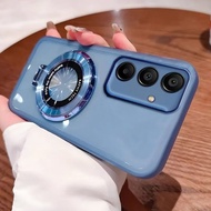 Magsafe Silicone Case Samsung Galaxy A15 4G / A15 5G / F15 / M15 / A16 Wireless Charger Standing Hol