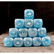 Round Dice Wolf Group Warhammer Wolf Group Dice Warhammer 40k Dice Space Wild Wolf Dice 6-Sided Dice