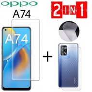 LAYAR 2in1 Tempered Glass Screen Package Oppo A74 A95 F19 F19s A54 4G Realme 8i Realme 8 Realme 8 Pr