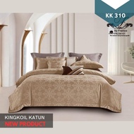 premium Kain sprei / bedcover jacquard katun / dobby / kingkoil TC 300