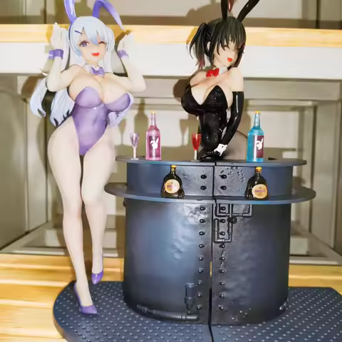 Bearpanda Bunny Girl Asanagi Rin Xiya Temperature Paint 3d Crystal Eye Kawaii Garage Kit Creative Sc