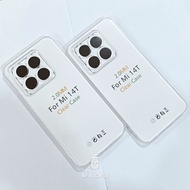 SOFTCASE 2.0 MM CLEAR CASE XIAOMI 13T 14 14T 14TPRO 15 15PLUS R.12 R.12C R.13 R.13C A3 A5 RN 10 RN 1