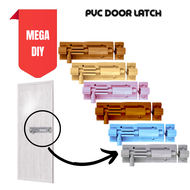 LOCAL PVC Door Latch PVC Bolt PVC Slug Toilet Bathroom Fitting Room Plastic Door Lock / PVC Selak Pi