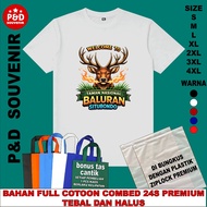 SITUBONDO TNB SOUVENIR T-SHIRT (a) WHITE FULL COTTON COMBED 24S MATERIAL THICK AND SMOOTH