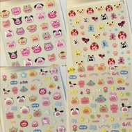 Crayon Shin-chan Loopy Capybara mini waterproof cartoon Sticker for decoration HandPiece, DIY