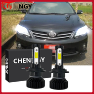 สำหรับ Toyota Altis(E140) 2006 2007 2008-2009-2012 2013 (ไฟหน้าหลอดไฟ) - V4 6000K ชุดหลอดไฟ LED เปลี
