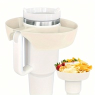 1PC Snack Tray With 3 Compartments, Snack Container, Reusable Separated Cup Snack Tray, Suitable For