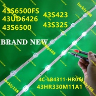 NEW 2PCS/SET LED Backlight 11LED 4C-LB4311-ZM06J 4C-LB4311-ZM04J 43A460 43F6F 43L2F 43D6 43V2 43L280