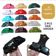 2pcs Eye Glasses Leather Case || Shades Pouch || Personalized, with names