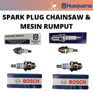 ORIGINAL SPARK PLUG CHAINSAW AND GRASS CUTTER MESIN RUMPUT HUSQVARNA DENSO BOSCH