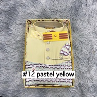 ❤️Baju Melayu ULTIMATE by Elrah Exclusive ❤️ Pastel Yellow