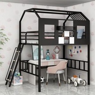 💎官方認證商戶💎 loft bed 高架床 上床下空 高床架 架高床 上床下多功能 組合床 樓閣床  樹屋床