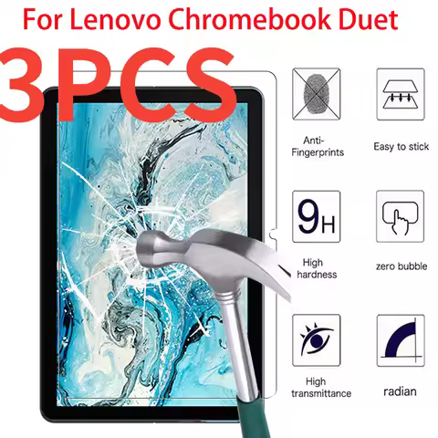 Tempered Glass For Lenovo Chromebook Duet 10.1 inch Screen Protector Tablet Protective Film For Leno