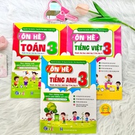 Book - Summer Review Combo Math, Vietnamese, English Grade 3 (For students from 3rd grade to 4th gra