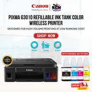 Canon Pixma G3010 Refillable Ink Tank Color Wireless Printer